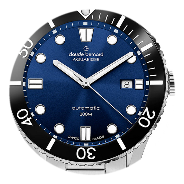 Aquarider Automatic dial, cut out and viewed straight on